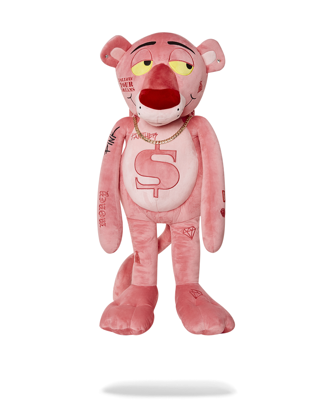 PINK PANTHER UP TO NO GOOD TEDDY BEAR BACKPACK