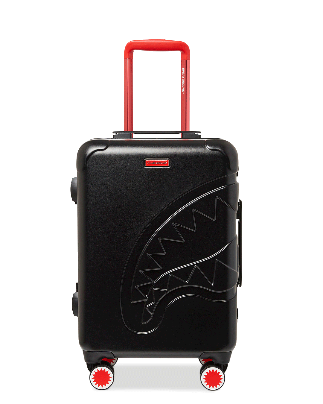 MOLDED SHARKITECTURE BLACK HARDSHELL CARRY-ON LUGGAGE